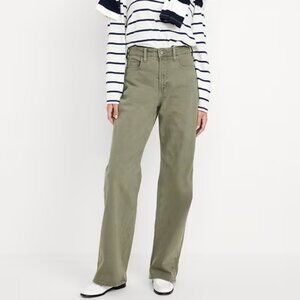 Curvy Extra High-Waisted Sky-Hi Wide-Leg Jeans